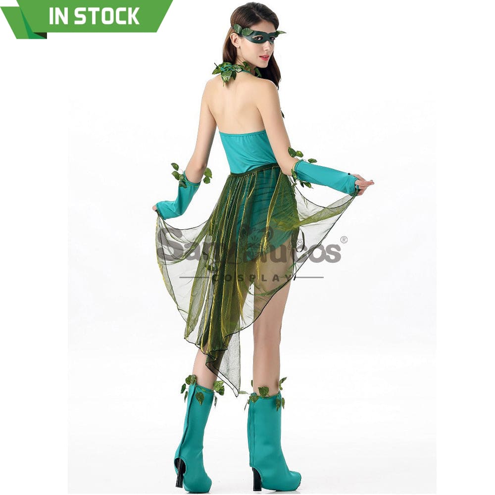 【In Stock】Halloween Cosplay Green Forest Dryad Costume Costumes