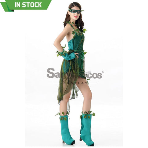 【In Stock】Halloween Cosplay Green Forest Dryad Costume Costumes