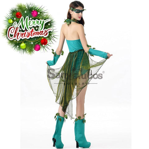 【In Stock】Halloween Cosplay Green Forest Dryad Costume Costumes