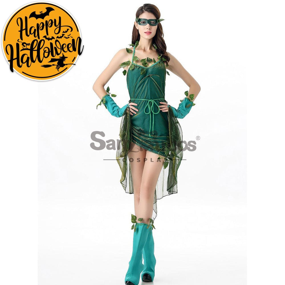 【In Stock】Halloween Cosplay Green Forest Dryad Costume Costumes