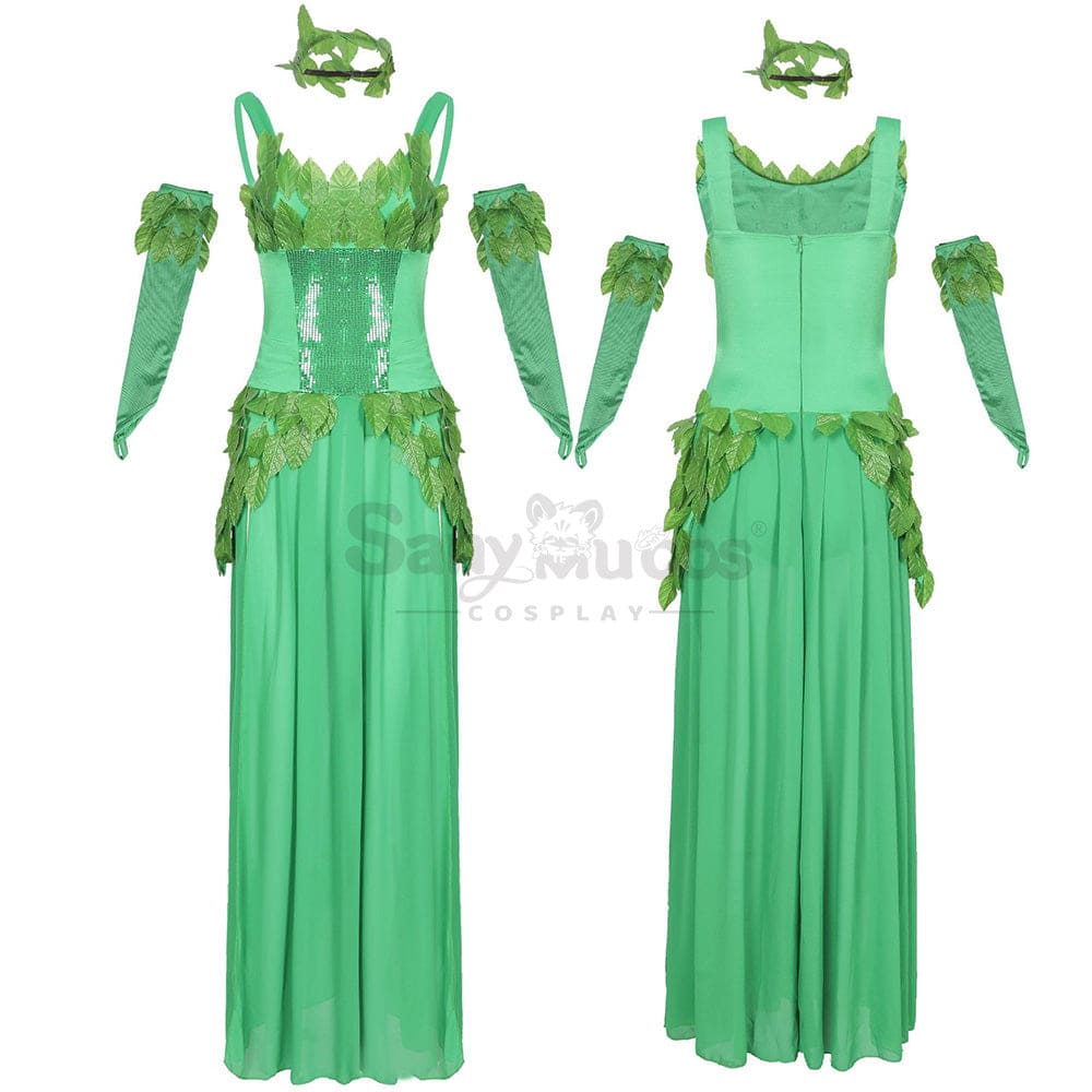 【In Stock】Halloween Cosplay Green Forest Elves Dress Costume Costumes