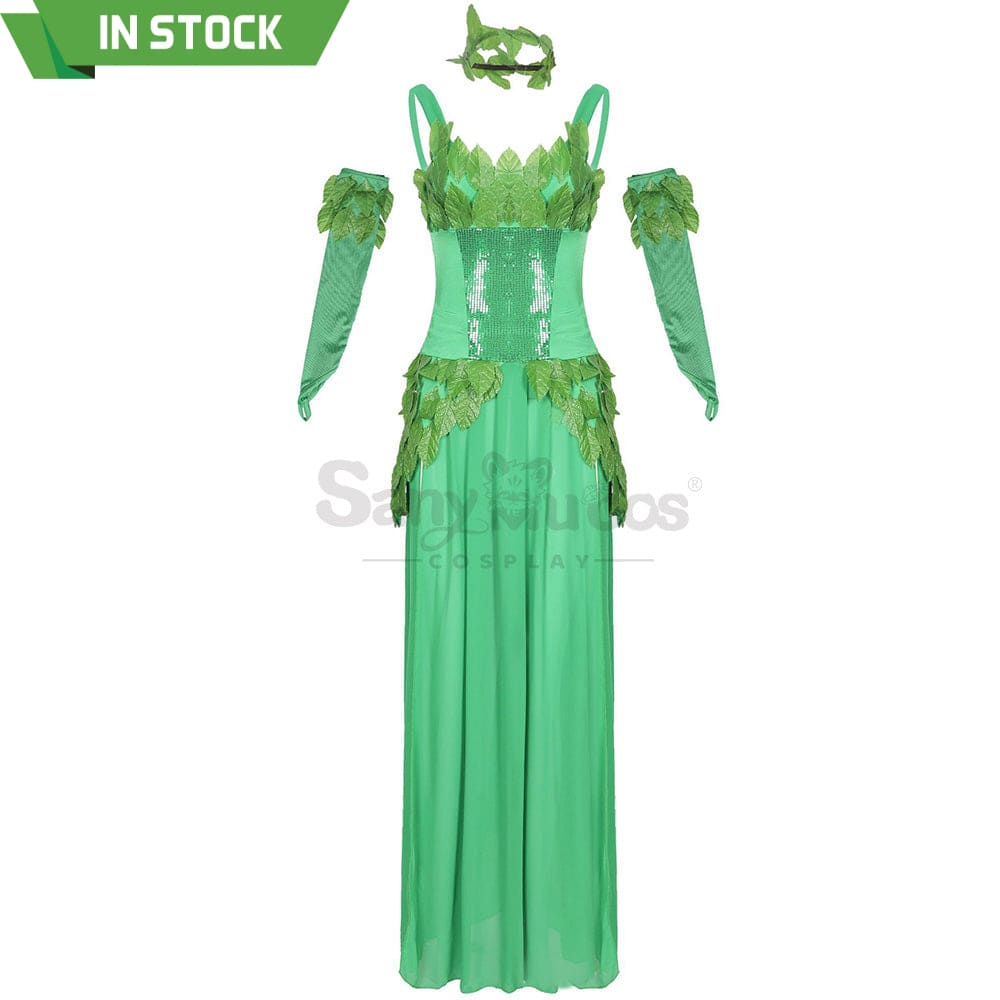 【In Stock】Halloween Cosplay Green Forest Elves Dress Costume Costumes