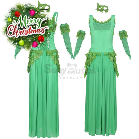 【In Stock】Halloween Cosplay Green Forest Elves Dress Costume Costumes