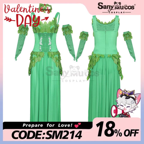 【In Stock】Halloween Cosplay Green Forest Elves Dress Costume Costumes