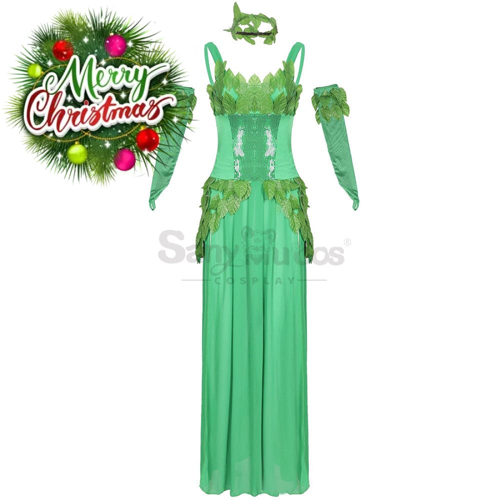 【In Stock】Halloween Cosplay Green Forest Elves Dress Costume Costumes