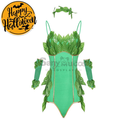 【In Stock】Halloween Cosplay Green Forest Elves Jumpsuit Costume Costumes