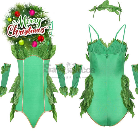 【In Stock】Halloween Cosplay Green Forest Elves Jumpsuit Costume Costumes