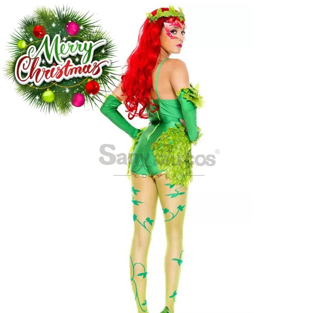 【In Stock】Halloween Cosplay Green Forest Elves Jumpsuit Costume Costumes