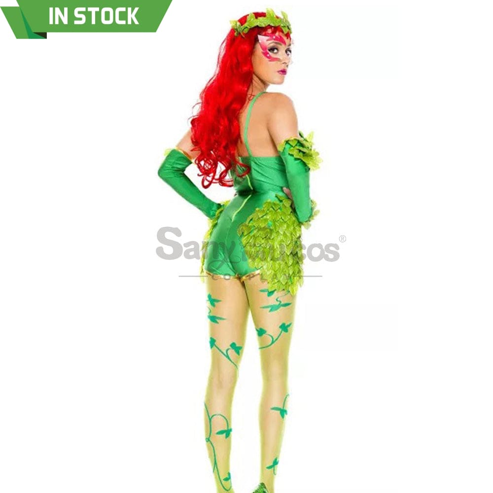 【In Stock】Halloween Cosplay Green Forest Elves Jumpsuit Costume Costumes