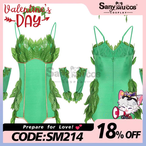 【In Stock】Halloween Cosplay Green Forest Elves Jumpsuit Costume Costumes