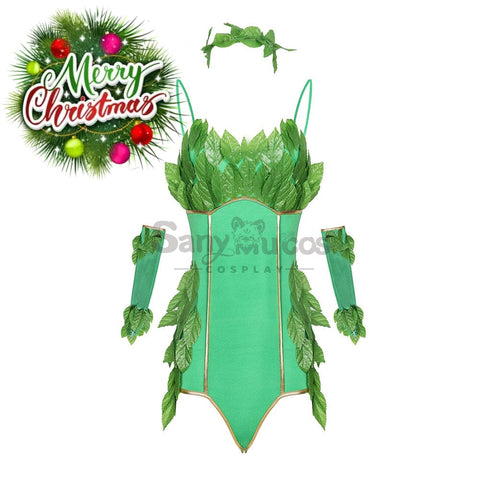 【In Stock】Halloween Cosplay Green Forest Elves Jumpsuit Costume Costumes