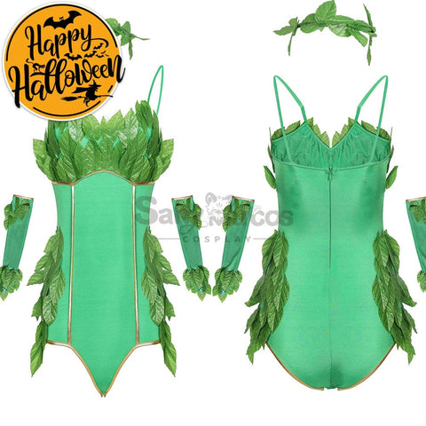 【In Stock】Halloween Cosplay Green Forest Elves Jumpsuit Costume Costumes