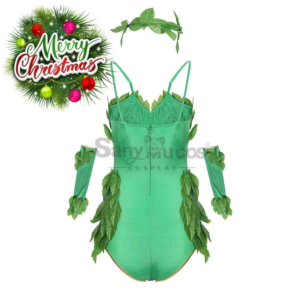 【In Stock】Halloween Cosplay Green Forest Elves Jumpsuit Costume Costumes