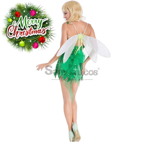 【In Stock】Halloween Cosplay Green Forest Fairy Costume Costumes