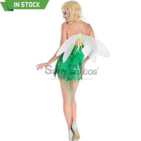 【In Stock】Halloween Cosplay Green Forest Fairy Costume Costumes