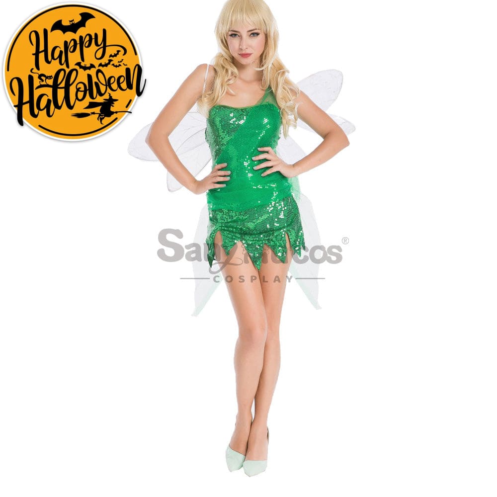 【In Stock】Halloween Cosplay Green Forest Fairy Costume Costumes