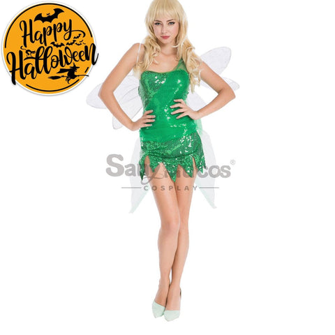 【In Stock】Halloween Cosplay Green Forest Fairy Costume Costumes