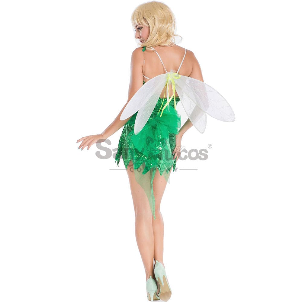 【In Stock】Halloween Cosplay Green Forest Fairy Costume Costumes