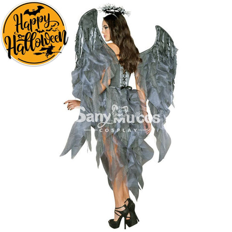 【In Stock】Halloween Cosplay Grey Angel Costume Costumes