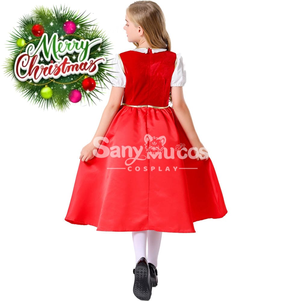 【In Stock】Halloween Cosplay Grimm’s Fairy Tales Red Riding Hood Costume Kid Size Costumes