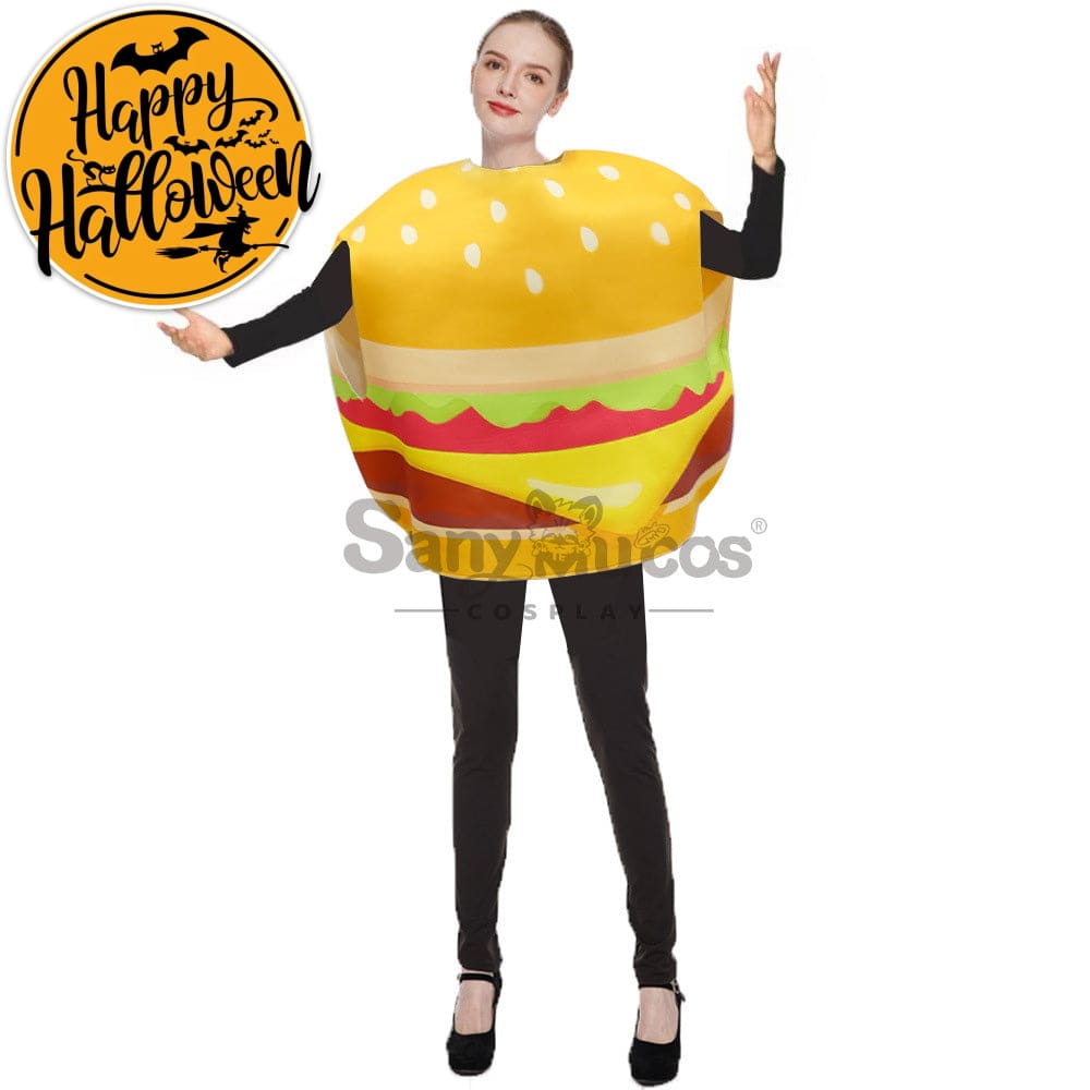 【In Stock】Halloween Cosplay Hotdog/Hamburger Costume Hamburger Costumes