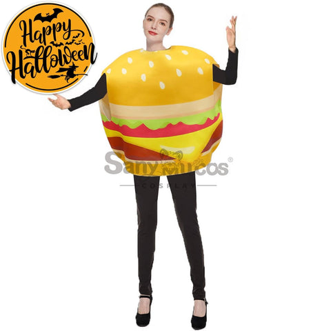 【In Stock】Halloween Cosplay Hotdog/Hamburger Costume Hamburger Costumes