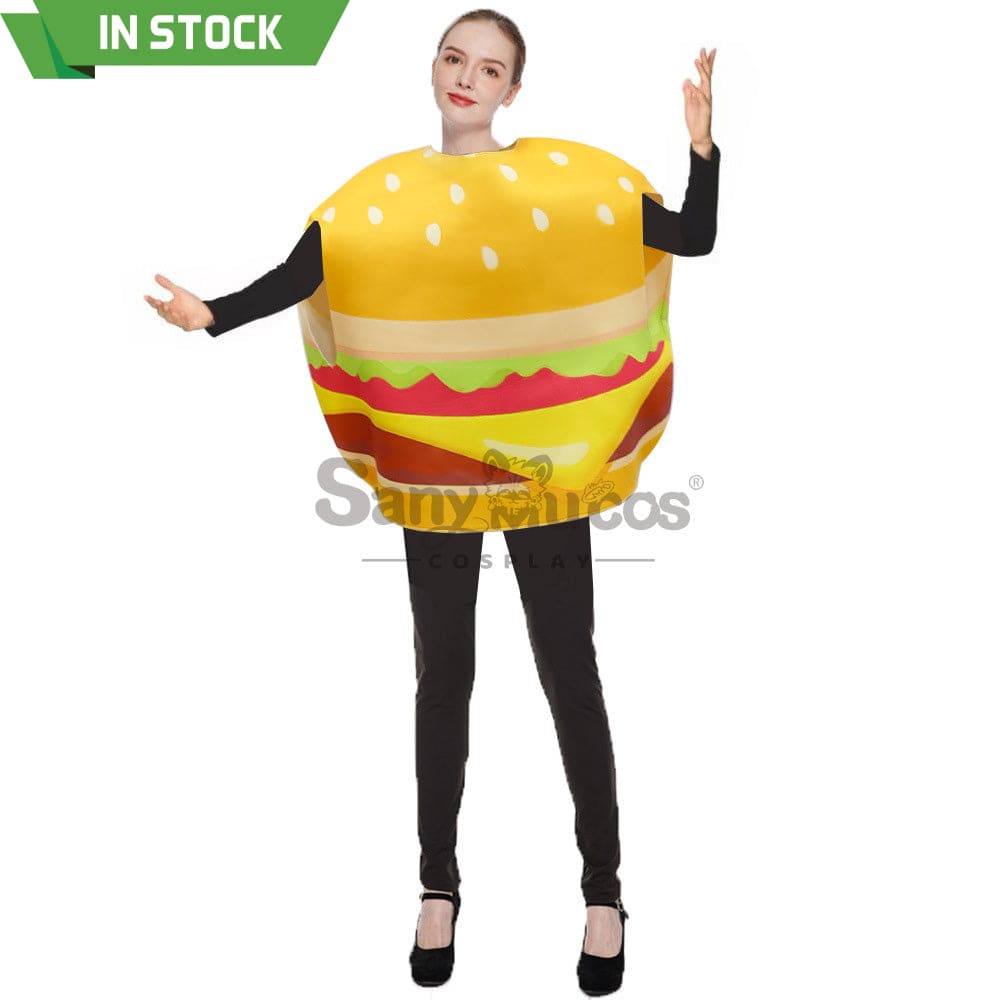 【In Stock】Halloween Cosplay Hotdog/Hamburger Costume Hamburger Costumes