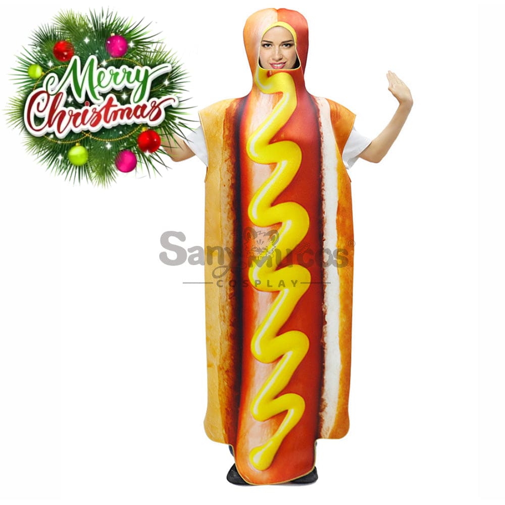 【In Stock】Halloween Cosplay Hotdog/Hamburger Costume Hotdog Costumes