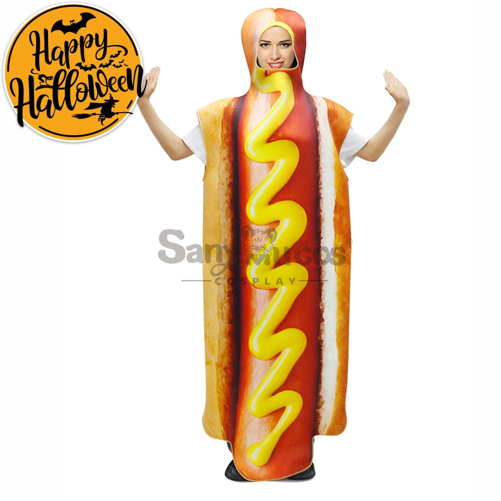 【In Stock】Halloween Cosplay Hotdog/Hamburger Costume Hotdog Costumes