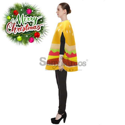 【In Stock】Halloween Cosplay Hotdog/Hamburger Costume Costumes