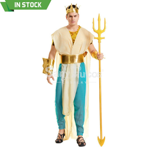 【In Stock】Halloween Cosplay King Of Atlantis Costume Costumes