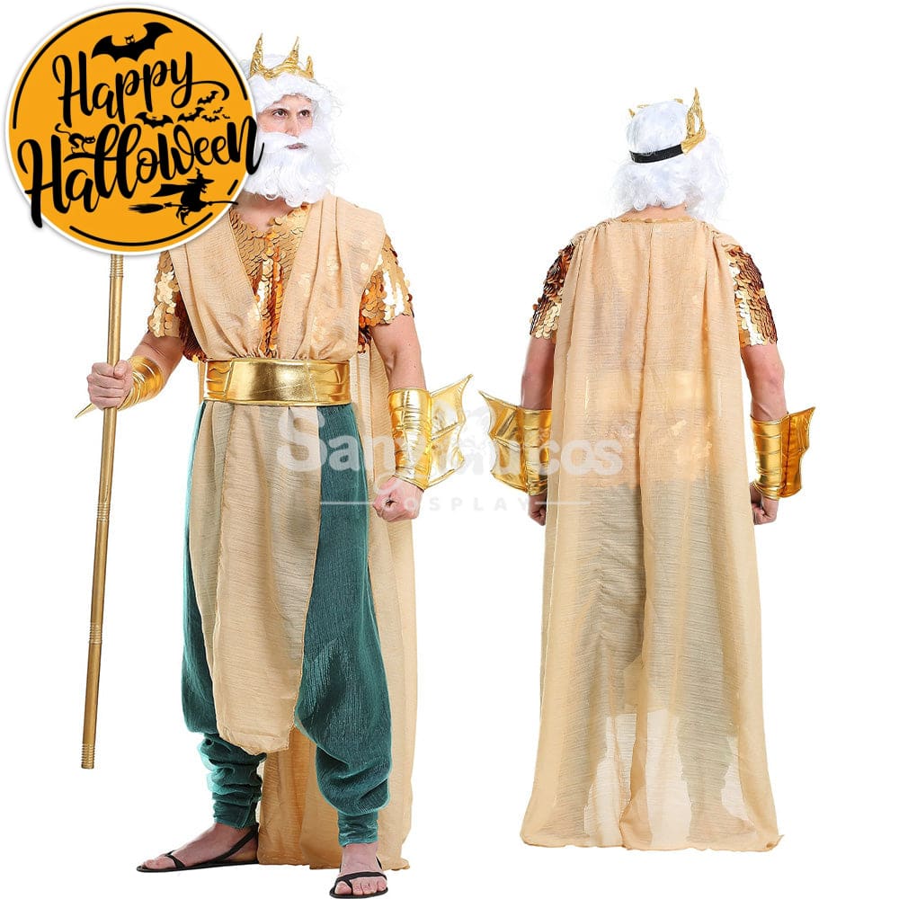 【In Stock】Halloween Cosplay King Of Atlantis Costume Costumes