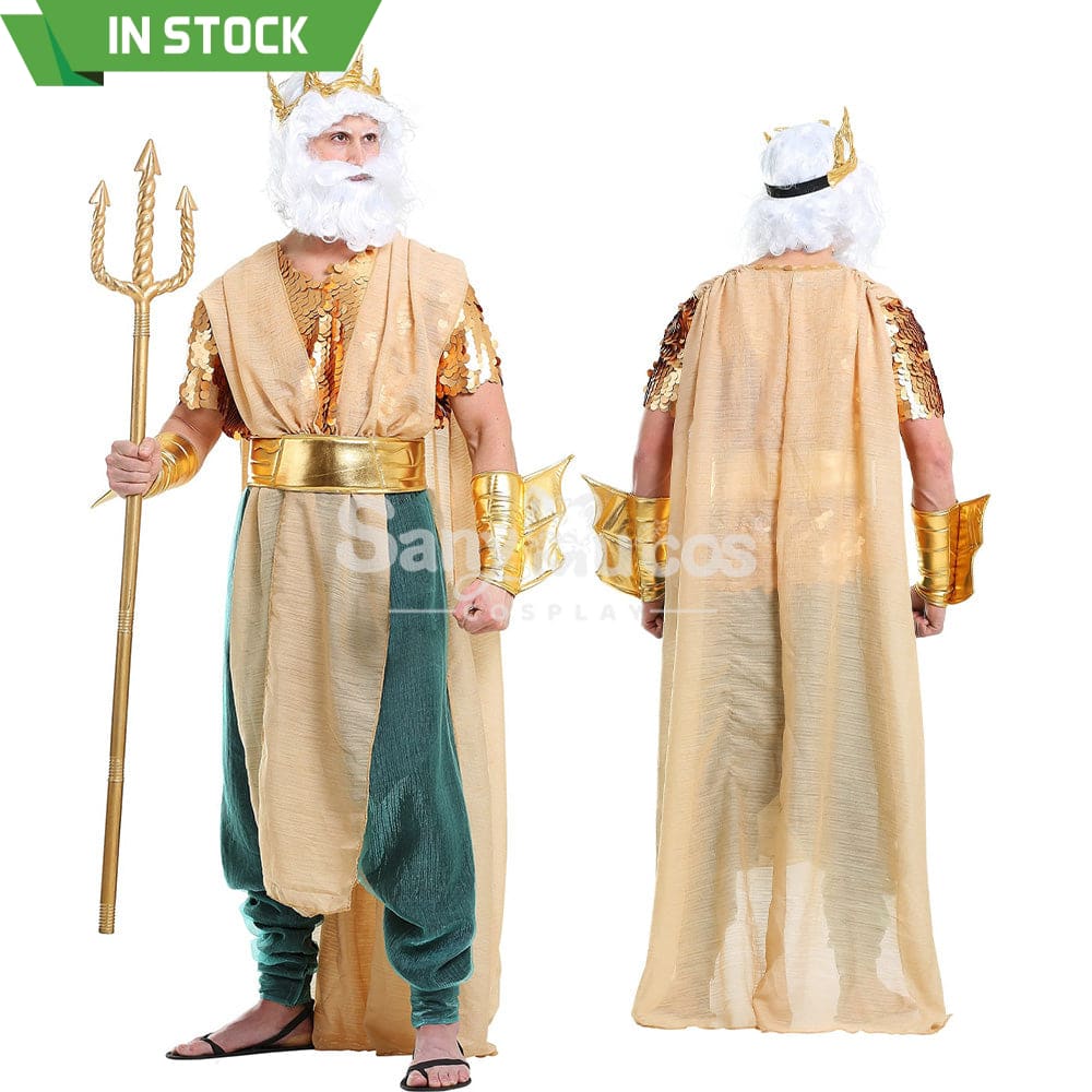 【In Stock】Halloween Cosplay King Of Atlantis Costume Costumes