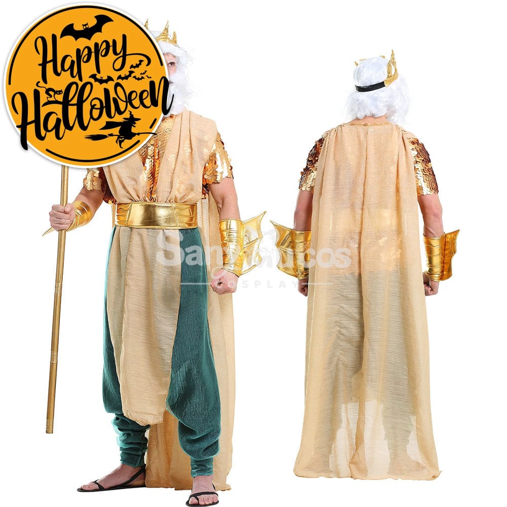 【In Stock】Halloween Cosplay King Of Atlantis Costume Costumes