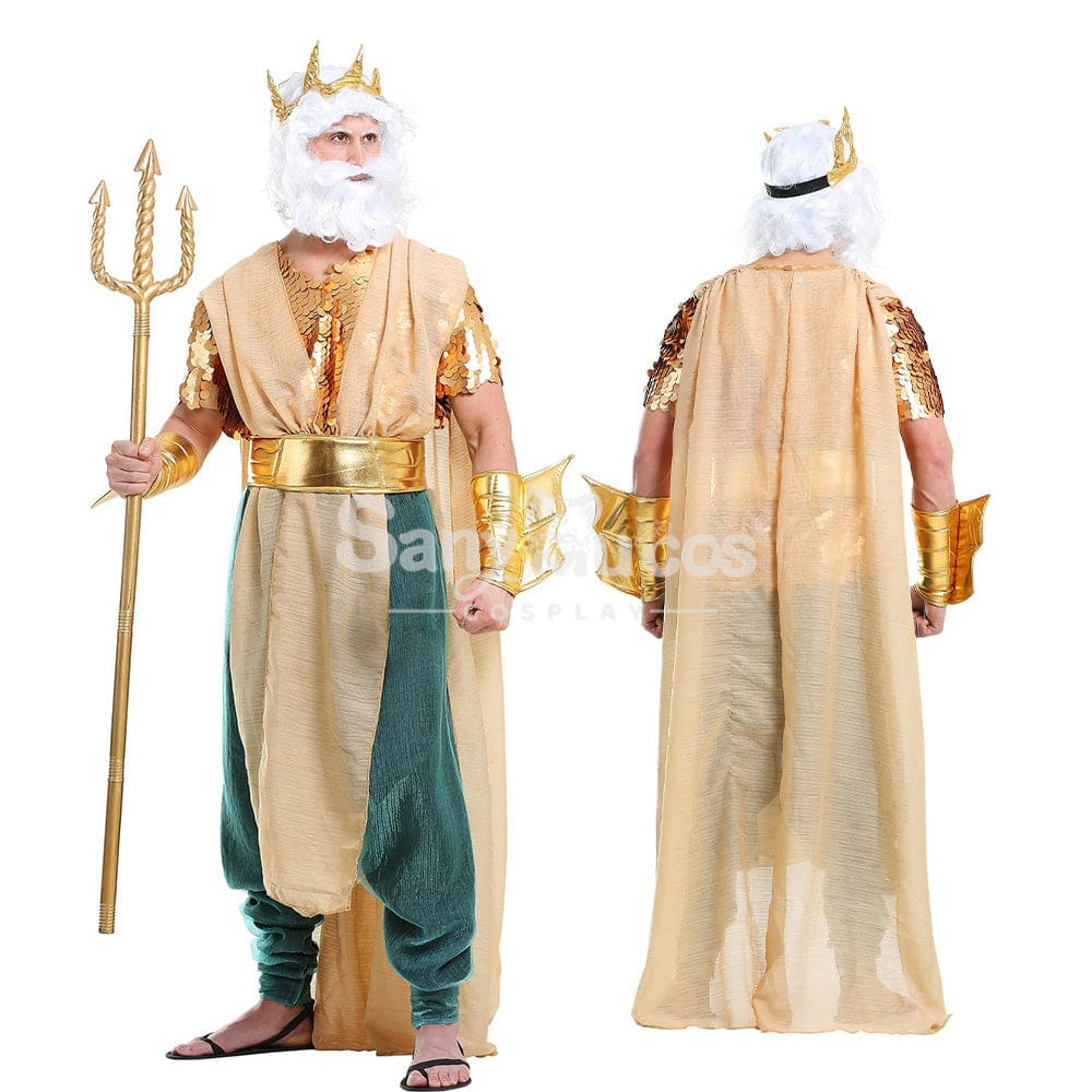 【In Stock】Halloween Cosplay King Of Atlantis Costume Costumes