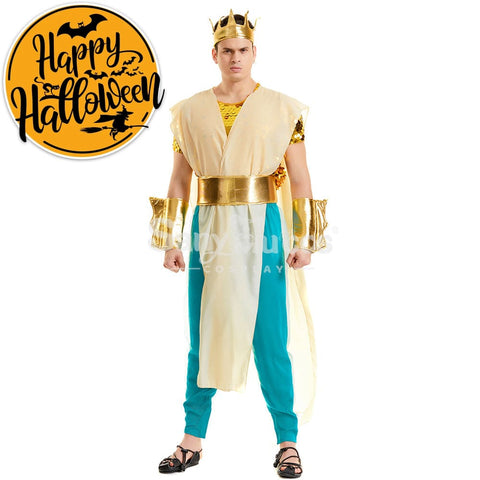 【In Stock】Halloween Cosplay King Of Atlantis Costume Costumes