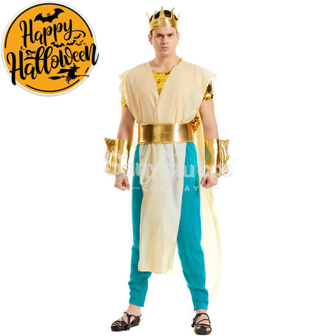 【In Stock】Halloween Cosplay King Of Atlantis Costume Costumes
