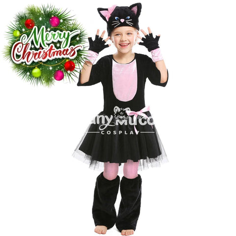 【In Stock】Halloween Cosplay Kitten Costume Kid Size Costumes