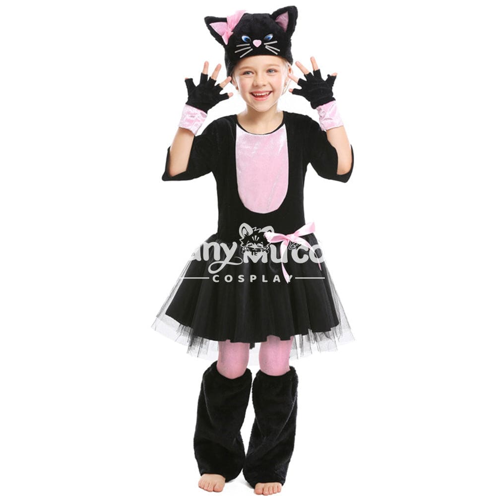 【In Stock】Halloween Cosplay Kitten Costume Kid Size Costumes