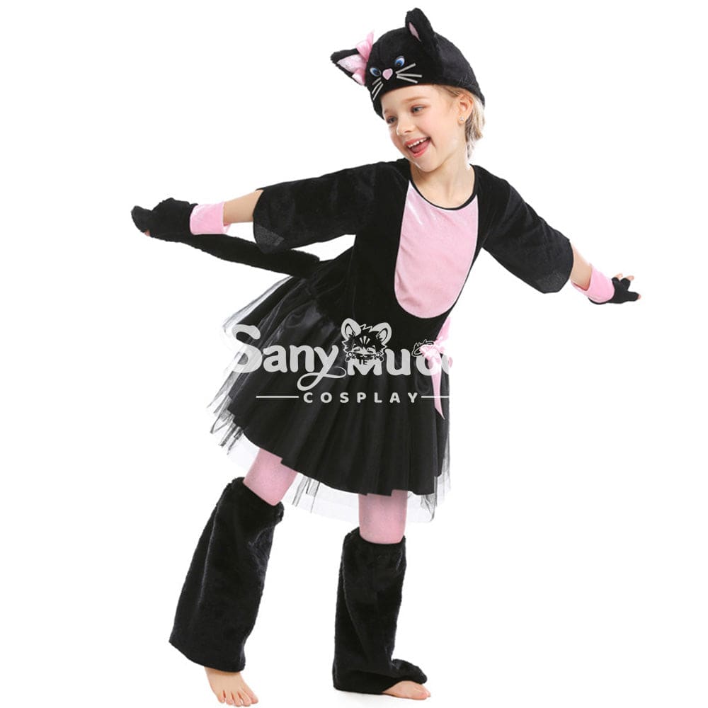 【In Stock】Halloween Cosplay Kitten Costume Kid Size Costumes