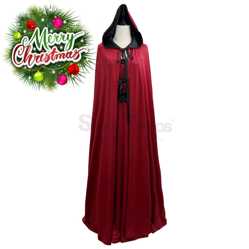 【In Stock】Halloween Cosplay Little Red Riding Hood Adult Stage Performance Costume Costumes