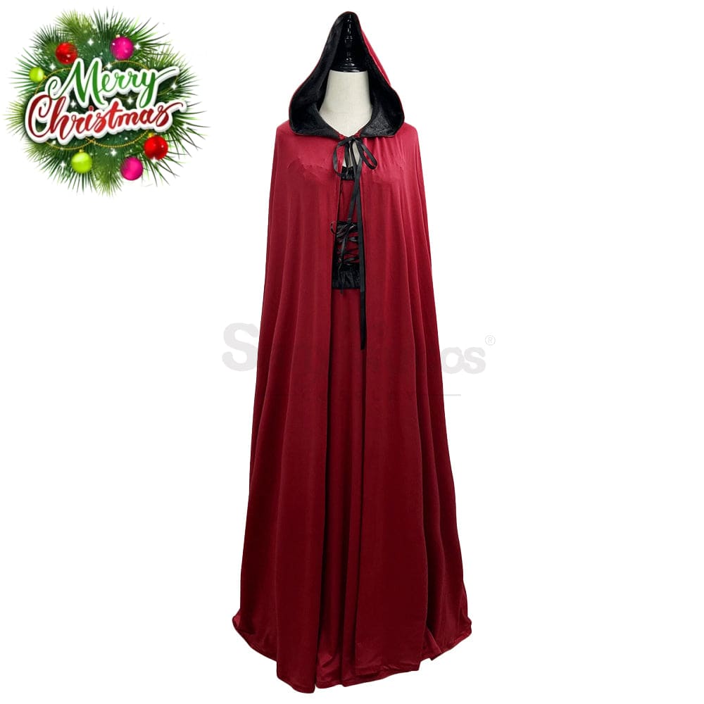 【In Stock】Halloween Cosplay Little Red Riding Hood Adult Stage Performance Costume Costumes
