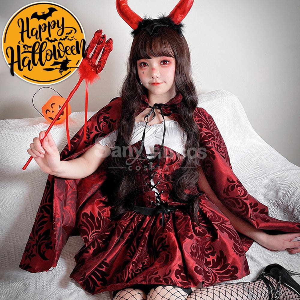 【In Stock】Halloween Cosplay Little Red Riding Hood Cloak Stage Performance Costume Costumes