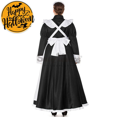 【In Stock】Halloween Cosplay Maid Cafe Dress Costume Plus Size Costumes
