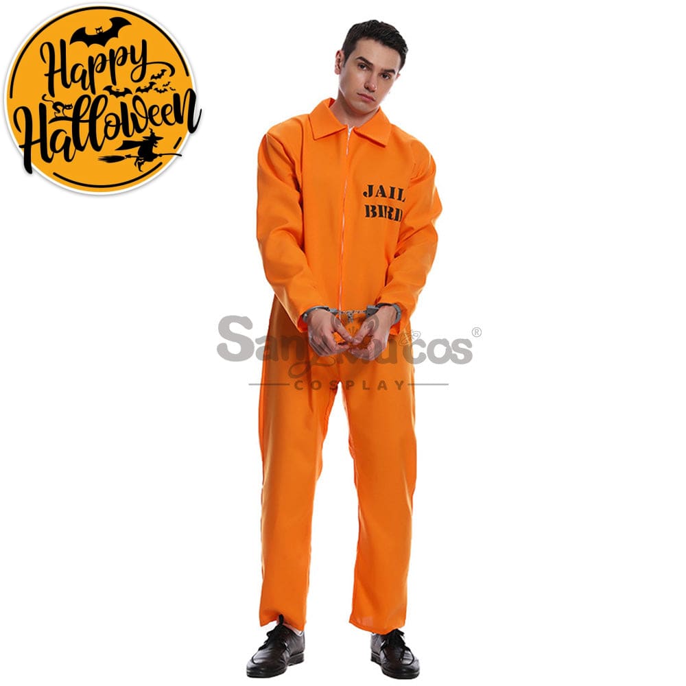 【In Stock】Halloween Cosplay Male Prisoner Costume Costumes