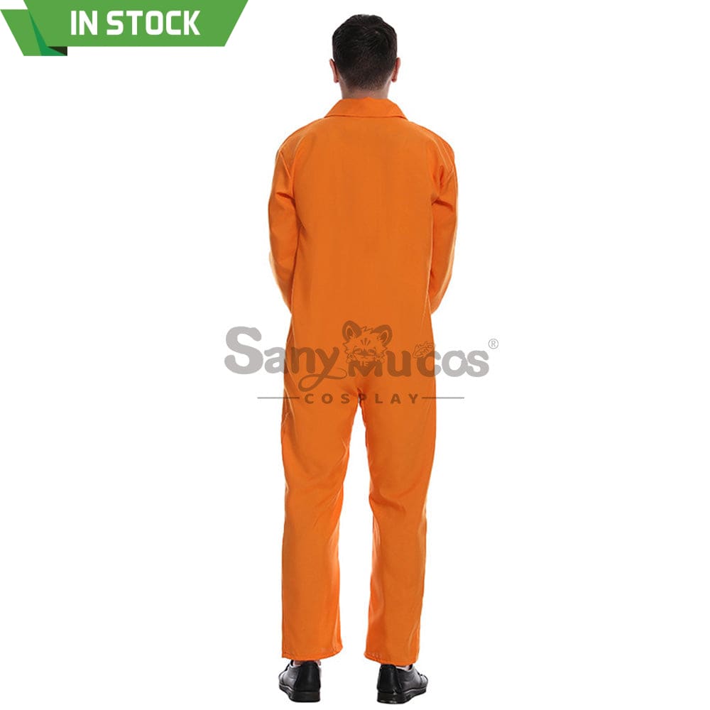 【In Stock】Halloween Cosplay Male Prisoner Costume Costumes