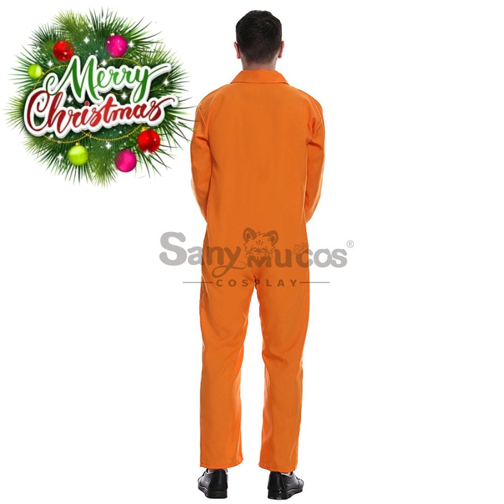 【In Stock】Halloween Cosplay Male Prisoner Costume Costumes