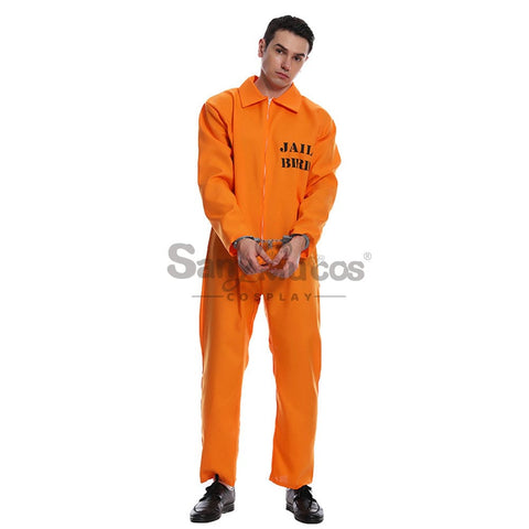 【In Stock】Halloween Cosplay Male Prisoner Costume Costumes