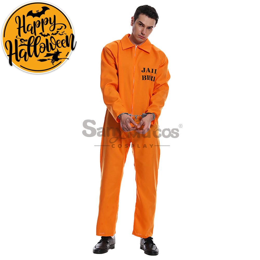 【In Stock】Halloween Cosplay Male Prisoner Costume Costumes