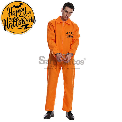 【In Stock】Halloween Cosplay Male Prisoner Costume Costumes